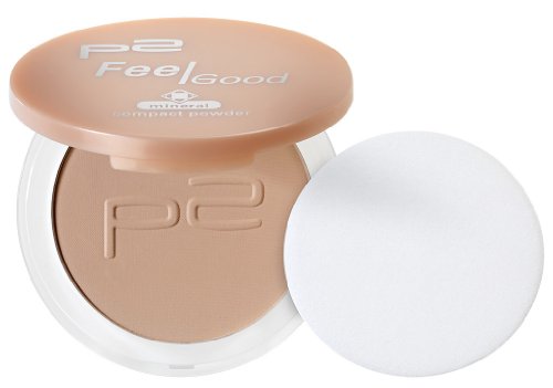 P2 Feel Good Mineral Compact Powder Puder, 040 sand pearl, 9 g