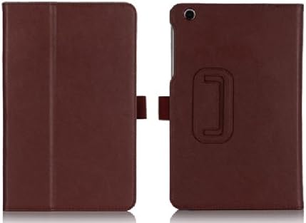 Xinjie® Lenovo Ideatab A8-50 8-inch Tablet A5500 Case with Elastic Hand Strap, Multi-angle, Card Holder Leather Stand Cover Case for Lenovo Ideatab A8-50 8-inch Tablet (brown)
