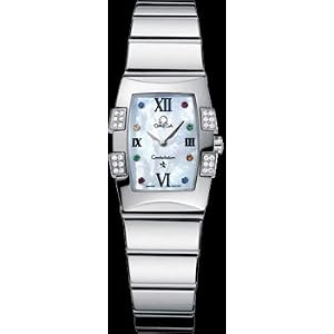 NEW OMEGA CONSTELLATION QUADRELLA LADIES MINI WATCH 1585.79.00