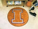 29 Round Illinois Fighting Illini Basketball Mat
