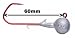 Suchen : DAM Effzett Power Jig Head Rundkopf Jighaken Gr. 6/0 15g