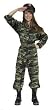 Camouflage Military Jumpsuit - Fun Soldier Costume for Halloween, Plays and More