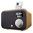 Vers Audio Compact AM/FM Stereo Sound System w/ iPod Dock - Walnut