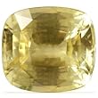 8.81 Carat Untreated Loose Yellow Sapphire Cushion Cut Gemstone (GIA Certificate)