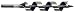 Irwin 49924 1-1/2-Inch by 7-1/2-Inch Solid Center Auger Bit