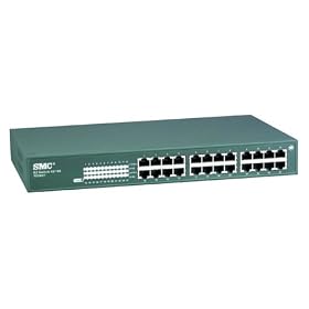 SMC EZNET-24SW 24-Port 10/100 Auto-Negotiating Dual-Speed Switch