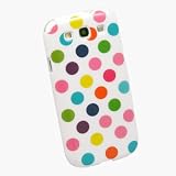 POLKA DOTS PRINT GEL SILICONE RUBBER CASE / COVER FOR SAMSUNG GALAXY S3 SIII i9300