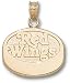 Detroit Red Wings Puck Charm/Pendant -14K/10K, Stainless Steel or Gold Plated