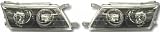 95-98 NISSAN SENTRA EURO PROJECTOR HEADLIGHT, one set (left and right included), BLACK HOUSING CLEAR (1995 95 1996 96 1997 97 1998 98) NS9598PHL1