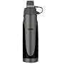 Thermos Large Stainless Steel Hydration Bottle, Charcoal with Black Graphic