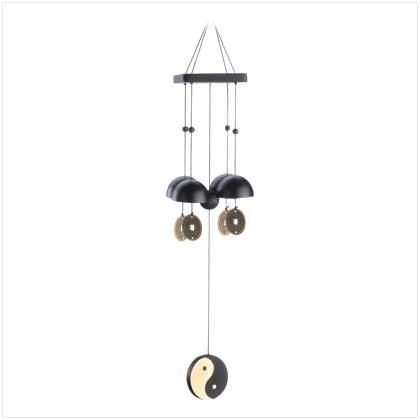 Harmony Bells Hanging Outdoor Windchime Metal Wood
