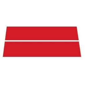 Sportime 121952971 TechnoMats sports-scooters Expansion Module #2. Two Red Panels 4' x 4'... by Sportime