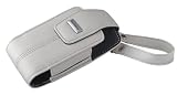 BlackBerry Lambskin Leather Swivel Holster for BlackBerry 7100 Pearl - White