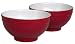 Emile Henry Le Potier Cereal Bowls, Set of 2, Red
