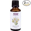 Now Foods Jasmine Fragrance Oil , 1 Ounce (Pack of 2)