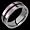 Mauve - size 6.25 Titanium Ring with Purple Groove- Choose your Color for Free!