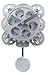 Pendulum Wall Gear Clock