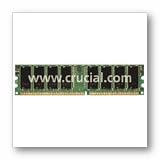 2GB, 184-pin DIMM, DDR PC3200 Memory Module - CT25672Y40B