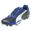 PUMA v1.08 i FG Cleats (Black/White/Olympian Blue)