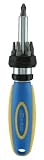 Great Neck 21009 Essentials Ratcheting Screwdriver with 7 Bits