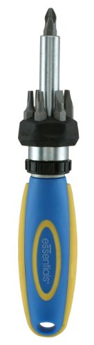 Great Neck 21009 Essentials Ratcheting Screwdriver with 7 Bits