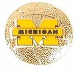 University of Michigan Basketball Pin
