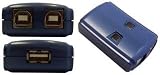 USB 2.0 2 PC To 1 Powered Printer Sharing Auto Switch