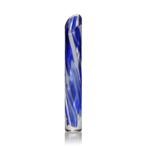 Mikasa Rockswirl Cylinder Cobalt 18-Inch Vase