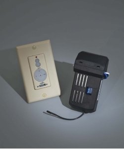 Minka-Aire WC221 Wall 3-Speed Fan & UpDown Light Dimmer (with Receiver)