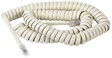 GE TL96176 12 Foot Coil Phone Cord (Almond)