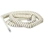 GE TL96176 12 Foot Coil Phone Cord (Almond)