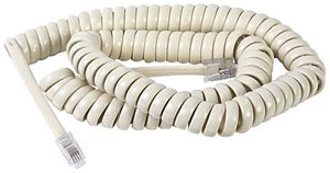 GE TL96176 12 Foot Coil Phone Cord