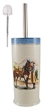 COWGIRL TOILET BRUSH HOLDER W/BRUSH - 2 PC SET