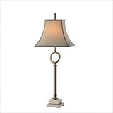 IMAGE OF Needles Eye Metal Table Lamp in Brushed Nickel (Set of 2)