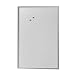 Herlitz 10524635 Whiteboard und Magnettafel Schreibtafel 60 x 80cm wei� mit Holzrahmen silber mit Holzrahmen silber