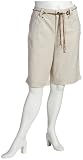 Gloria Vanderbilt Womens Plus Valentina Belted Bermuda