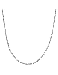 14 Karat White Gold 0.8-mm Reflection Box Chain (18 Inch)