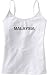 MALAYSIA - Country Series - White Women's / Girls Camisole (Girlie / Babydoll)
