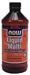 Now Foods Liquid Multi Vitamin & Mineral Orange Iron Free with Xylitol 16-Ounce