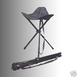 Black Collapsible Stool