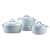 Pyroflam Round Casseroles with Lids, Set of 3