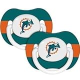 Miami Dolphins Baby Pacifiers - 2 pack