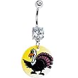 Holiday Turkey Belly Ring