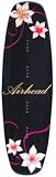 Kwik Tek AHW-71 Airhead Flower Power Wakeboard with Wrap Binding
