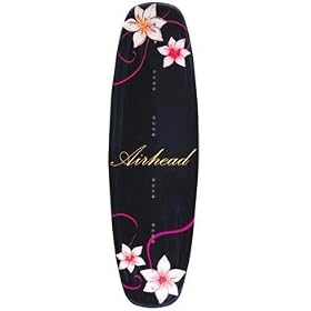 Kwik Tek AHW-71 Airhead Flower Power Wakeboard with Wrap Binding