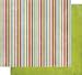 Fancy Pants Designs - Frosted Collection - Christmas - 12 x 12 Double Sided Paper - Striped Scarf