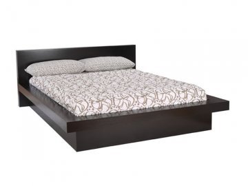Zurich Cappuccino Contemporary Platform Bed by Lifestyle Solutions