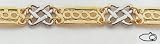 14kt Yellow & White Gold 7.5 Celtic Bracelet - SF296-75