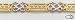 14kt Yellow & White Gold 7.5 Celtic Bracelet - SF296-75