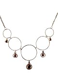Rose 14K Gold-Filled Citrine & Imperial Topaz Loop Necklace